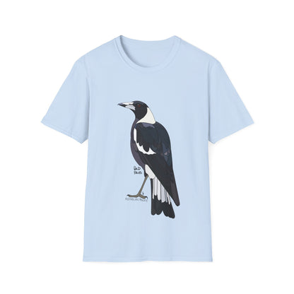 Australian Magpie - Unisex Softstyle T-Shirt