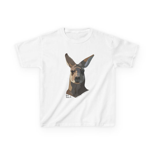 Eastern Grey Kangaroo | Kids Heavy Cotton™ Tee