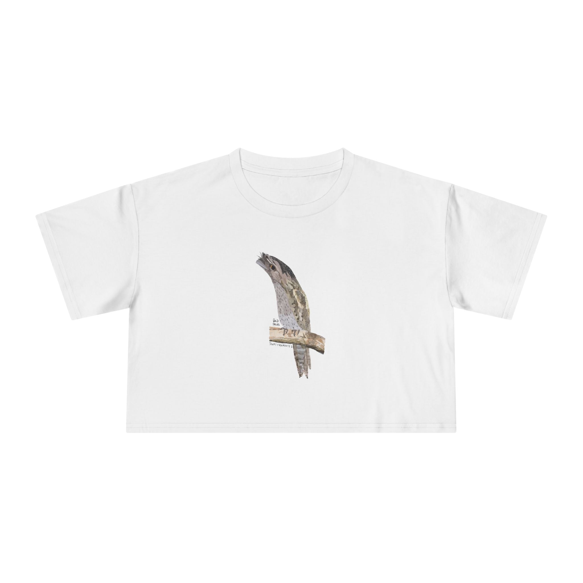 Tawny Frogmouth - Women's Crop Tee