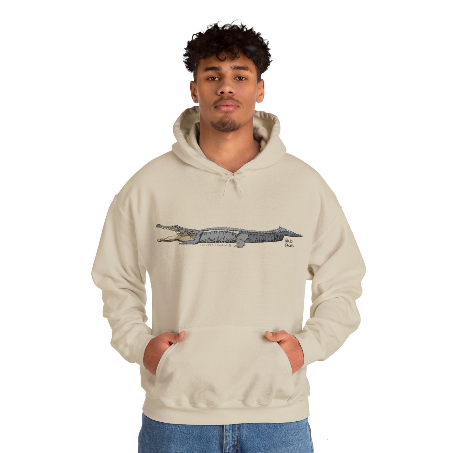 Saltwater Crocodile | Unisex Heavy Blend™ Hooded Sweatshirt