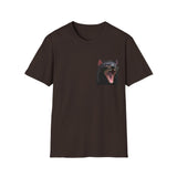 Tasmanian Devil - Small design - Unisex Softstyle T-Shirt Printify