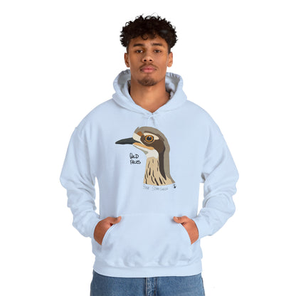 Bush-stone Curlew (head) | Unisex Heavy Blend™ Hooded Sweatshirt