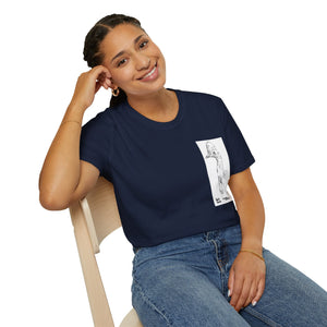 Southern Cassowary (sketch) - Unisex Softstyle T-Shirt Printify