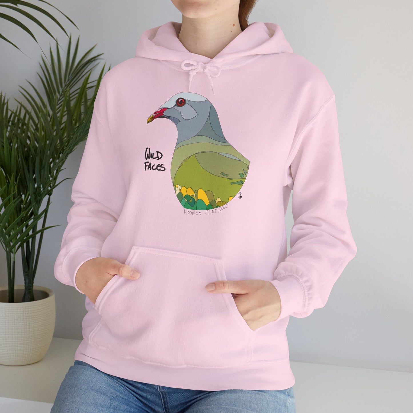 Wompoo Fruit Dove | Unisex Heavy Blend™ Hooded Sweatshirt