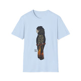 Red-tailed Black Cockatoo - Unisex Softstyle T-Shirt
