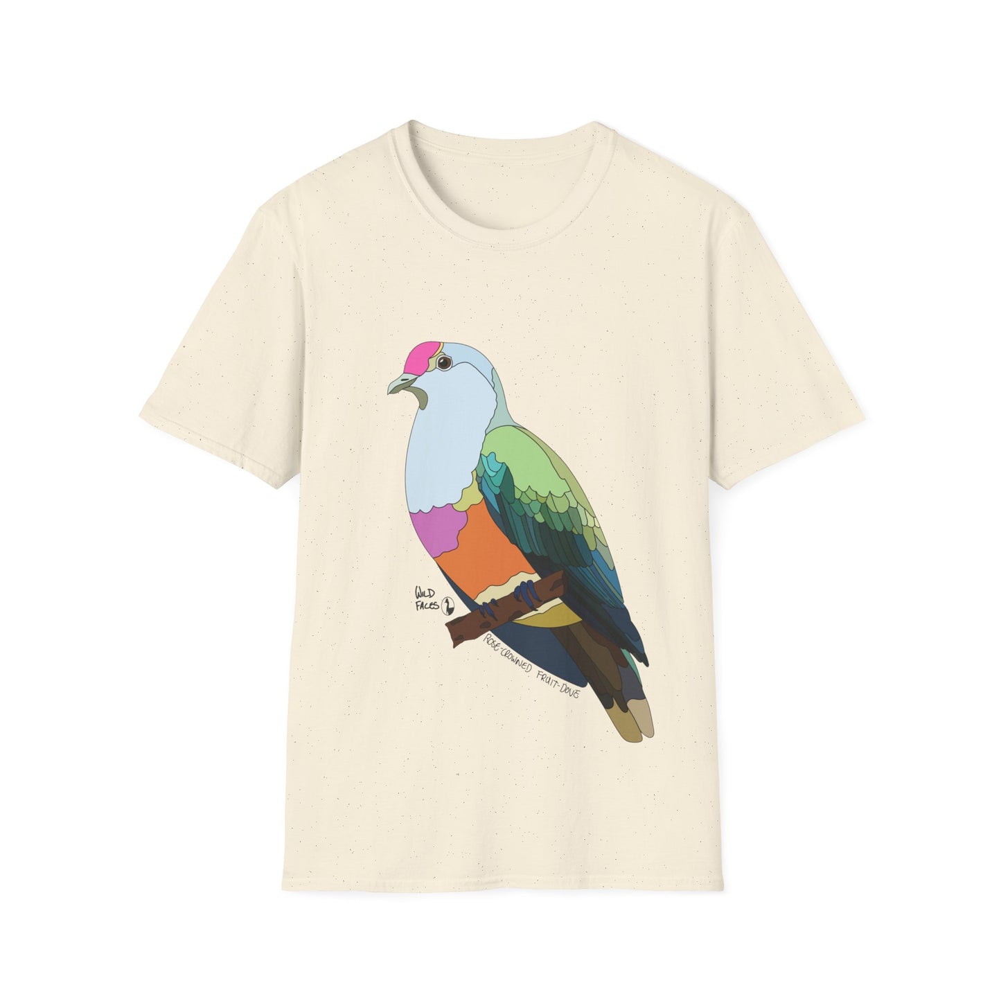 Rose-crowned Fruit Dove - Unisex Softstyle T-Shirt