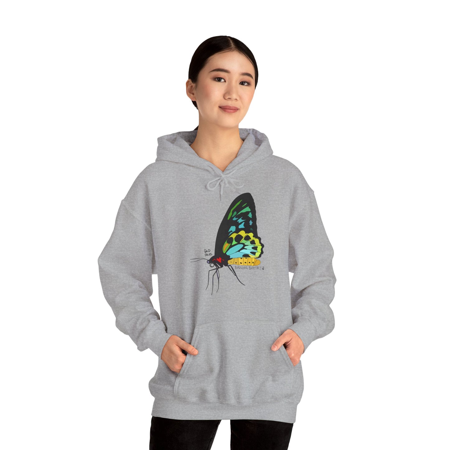 Birdwing Butterfly | Unisex Heavy Blend™ Hooded Sweatshirt