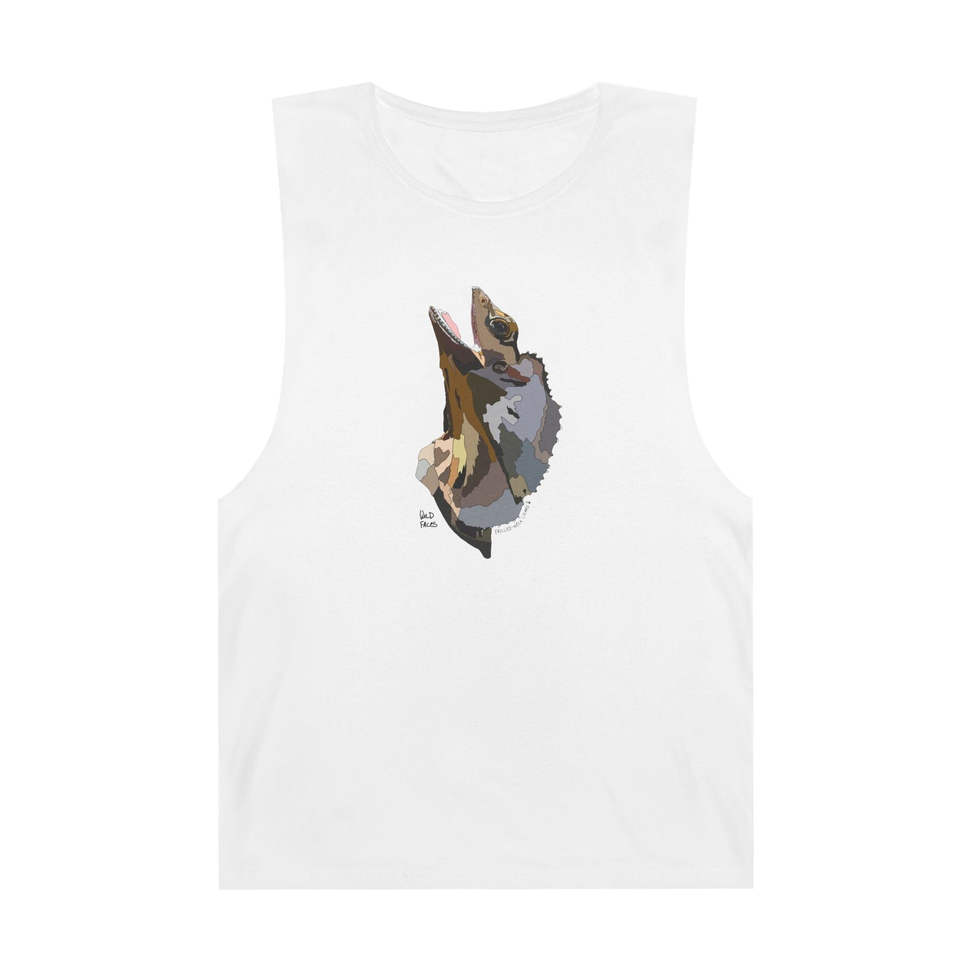 Frilled-neck Lizard - Unisex Barnard Tank Printify