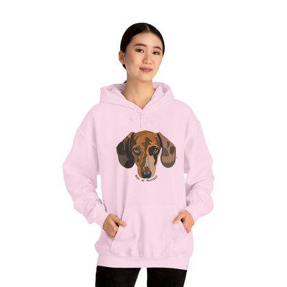 Dachshund (Keen as mustard) | Unisex Heavy Blend™ Hooded Sweatshirt