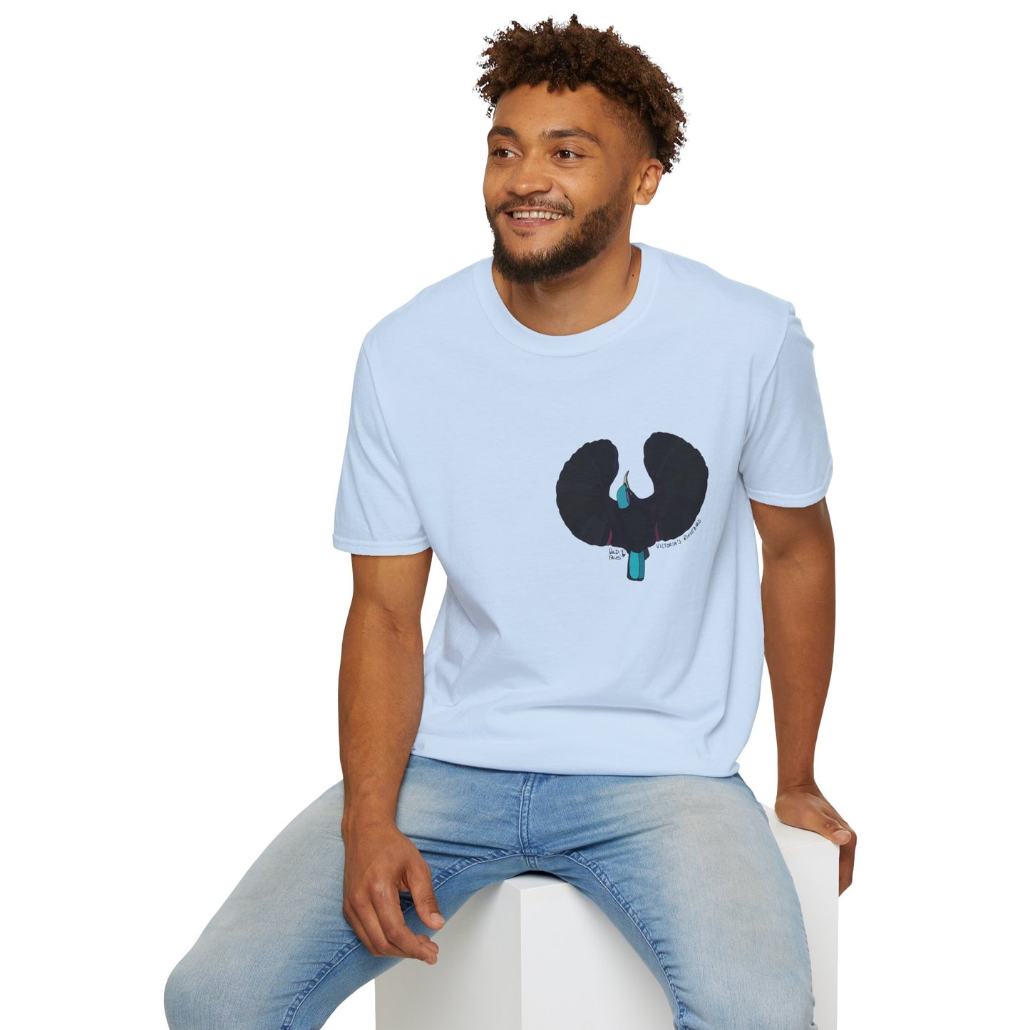 Victoria's Riflebird - Unisex Softstyle T-Shirt