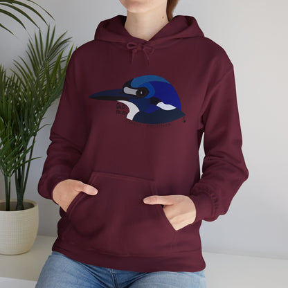 Forest Kingfisher Head | Unisex Heavy Blend™ Hooded Sweatshirt