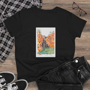 Southern Rockhole, Nitmiluk - Women's Midweight Cotton Tee Printify