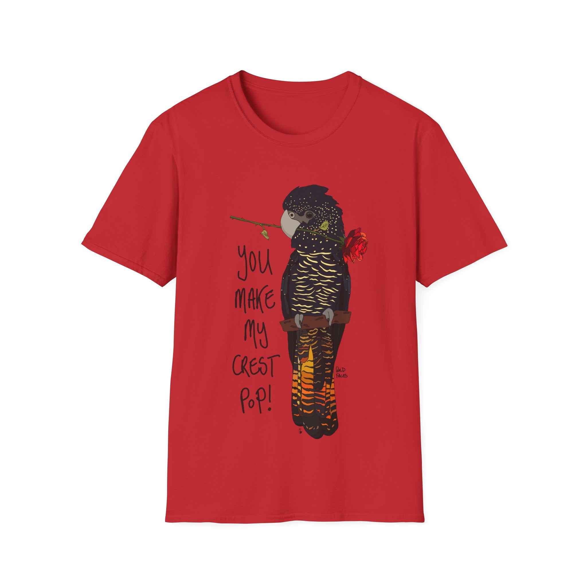 Love from... a Red-tailed Black Cockatoo - Unisex Softstyle T-Shirt