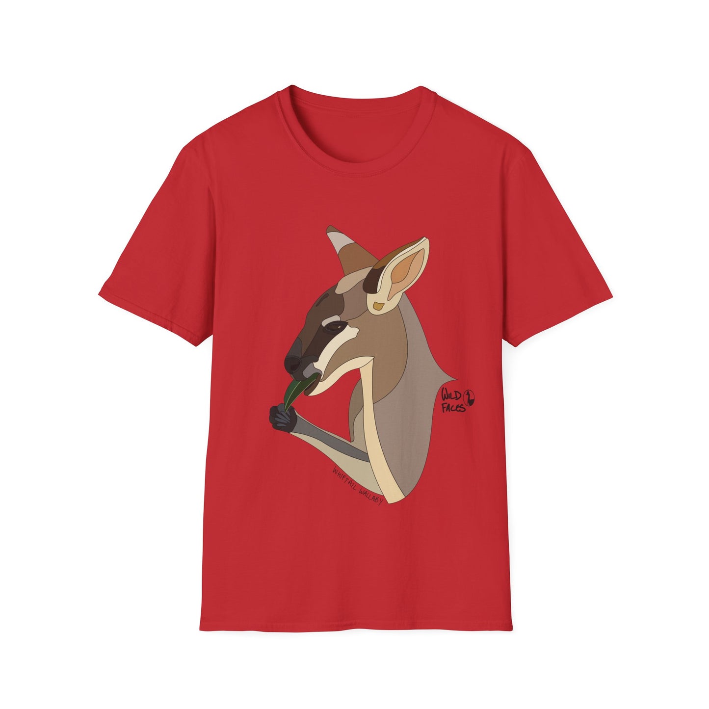 Whiptail Wallaby - Unisex Softstyle T-Shirt Printify