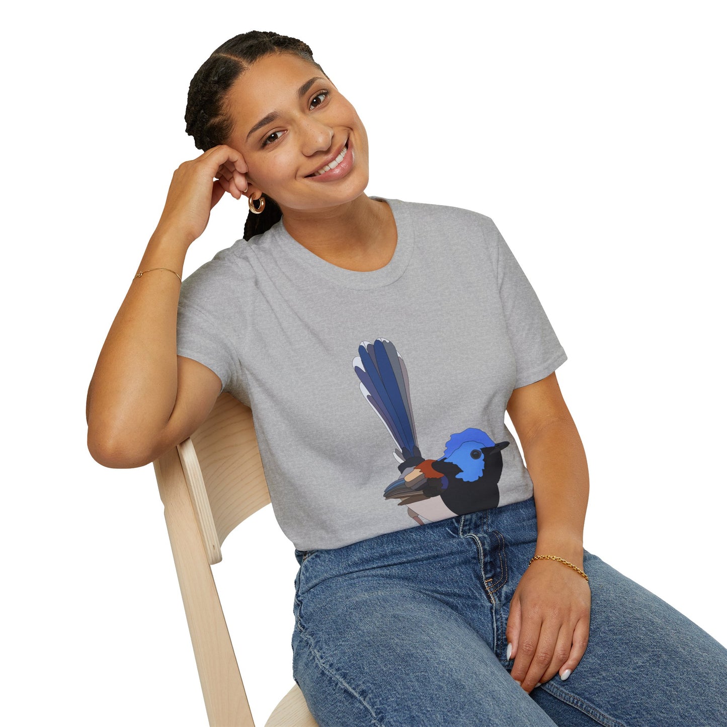 Lovely Fairy-wren - Unisex Softstyle T-Shirt