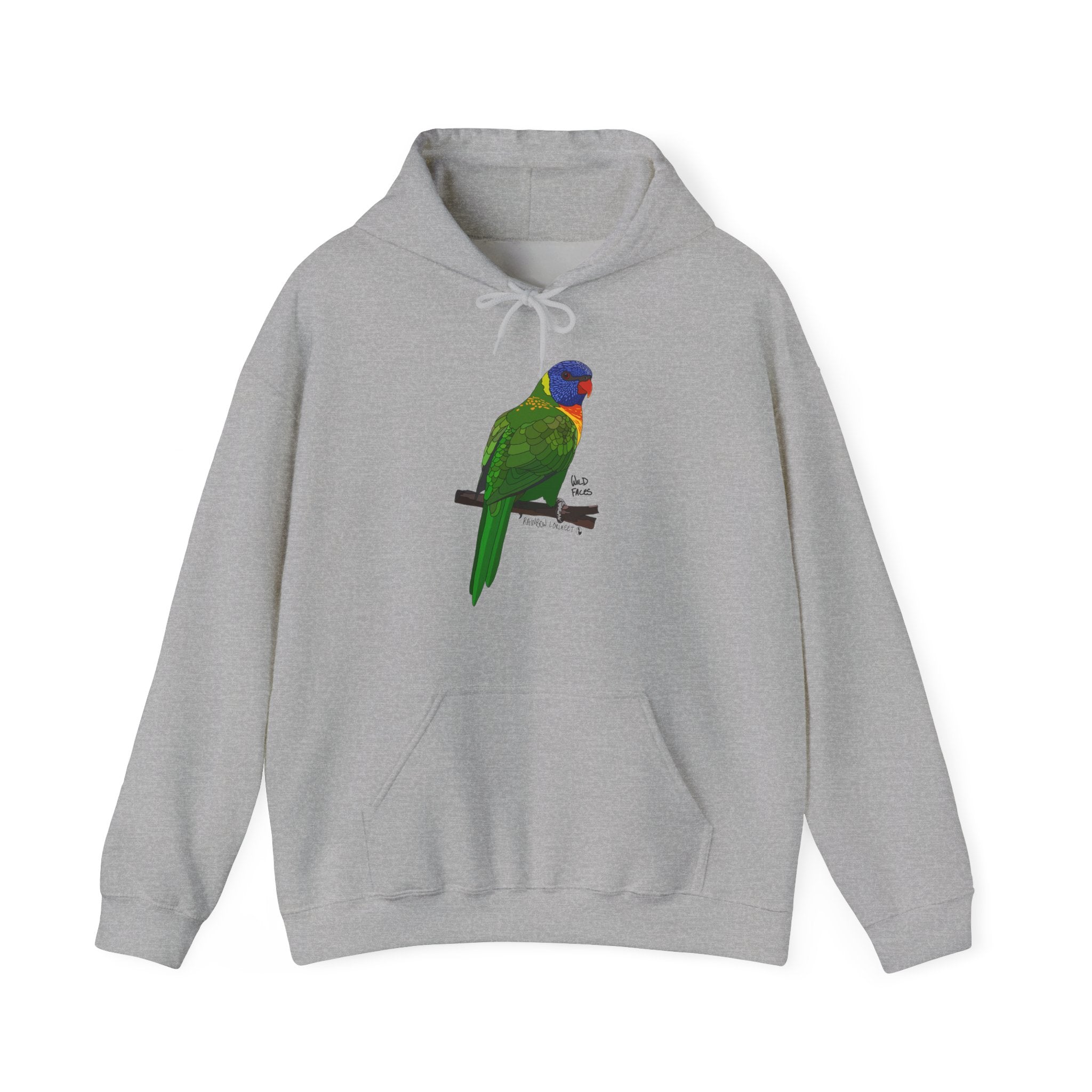 Rainbow Lorikeet | Unisex Heavy Blend™ Hooded Sweatshirt