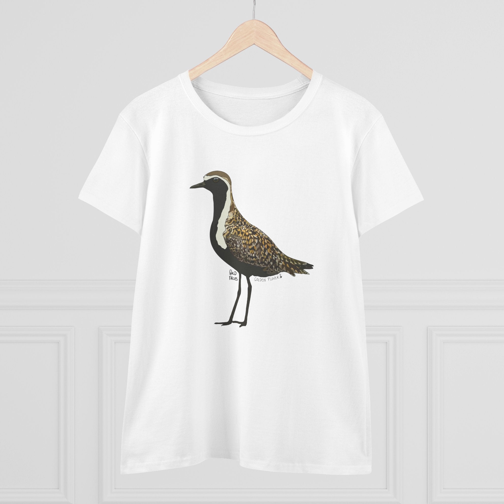 Golden Plover - Women's Midweight Cotton Tee Printify