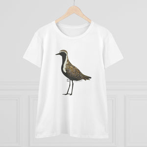 Golden Plover - Women's Midweight Cotton Tee Printify