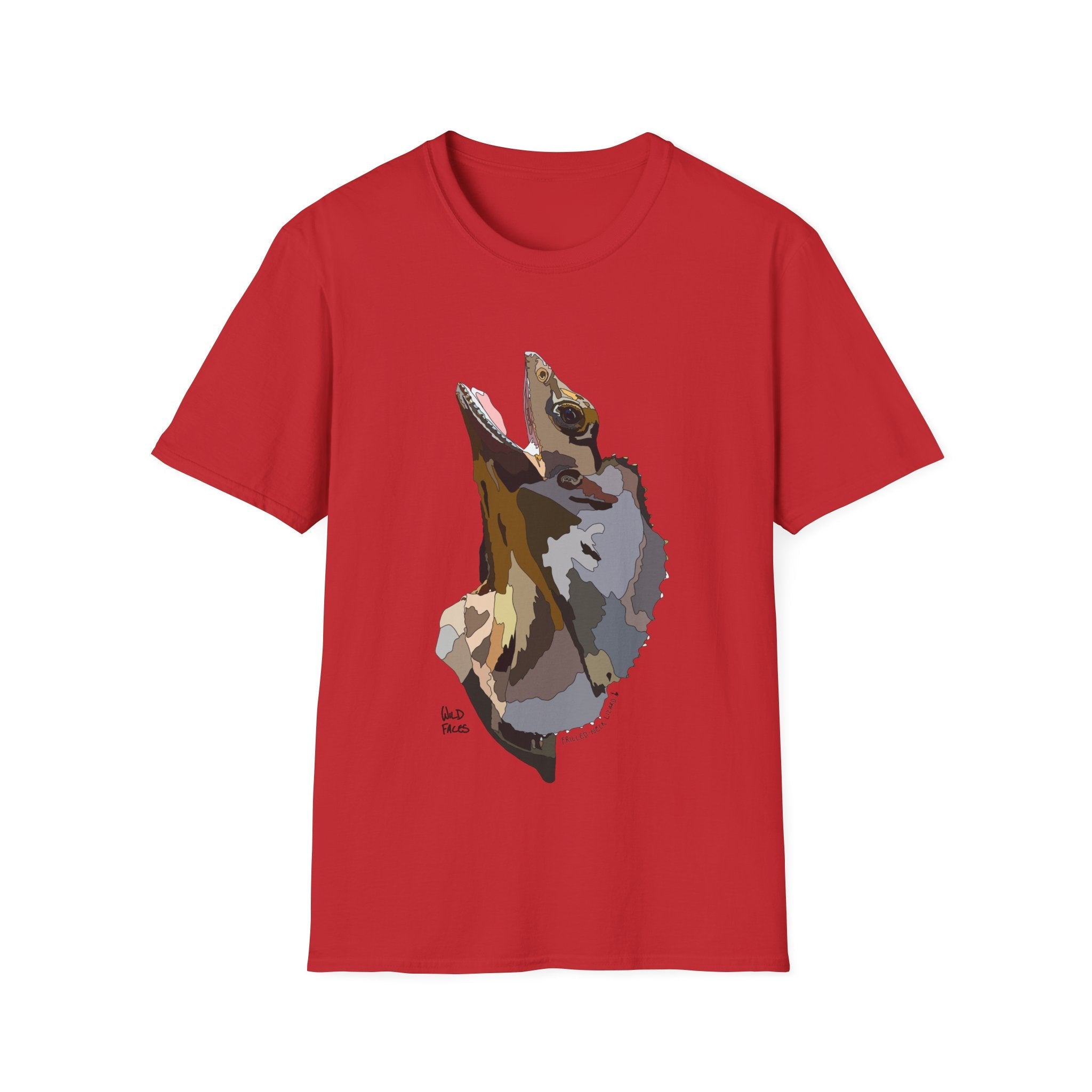 Frilled-neck Lizard - Unisex Softstyle T-Shirt Printify