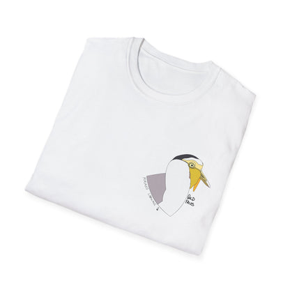 Masked Lapwing - Small design - Unisex Softstyle T-Shirt