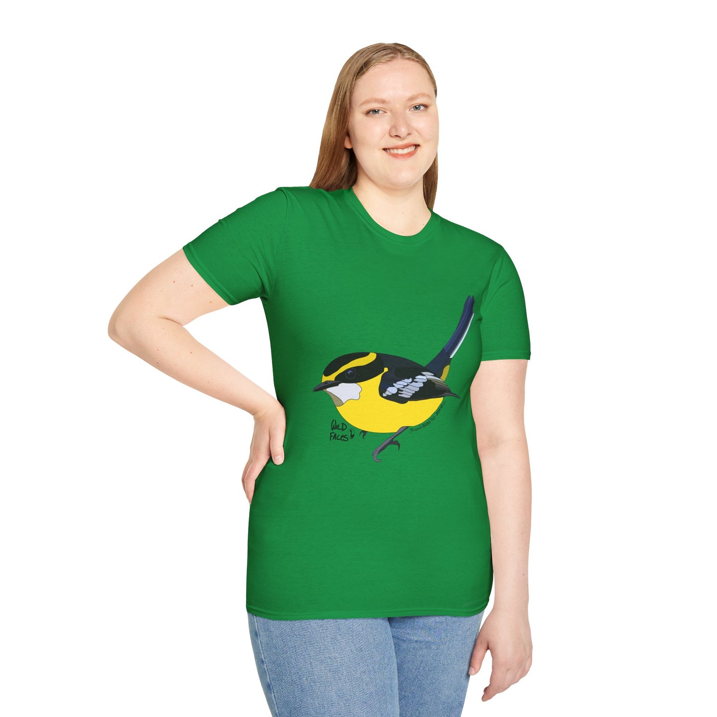 Yellow-breasted Boatbill - Unisex Softstyle T-Shirt