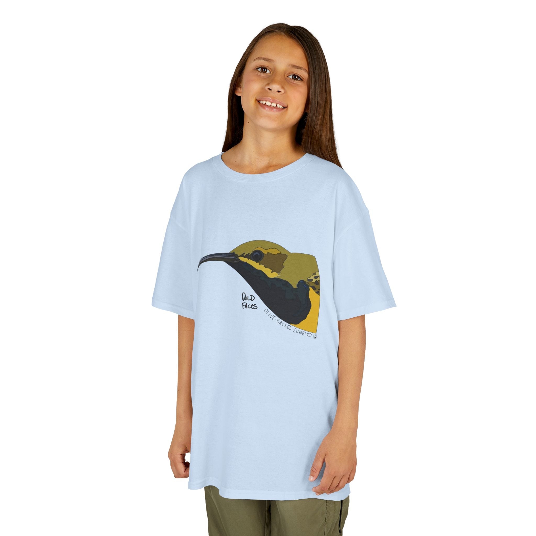Olive-backed Sunbird | Kids Heavy Cotton™ Tee Printify