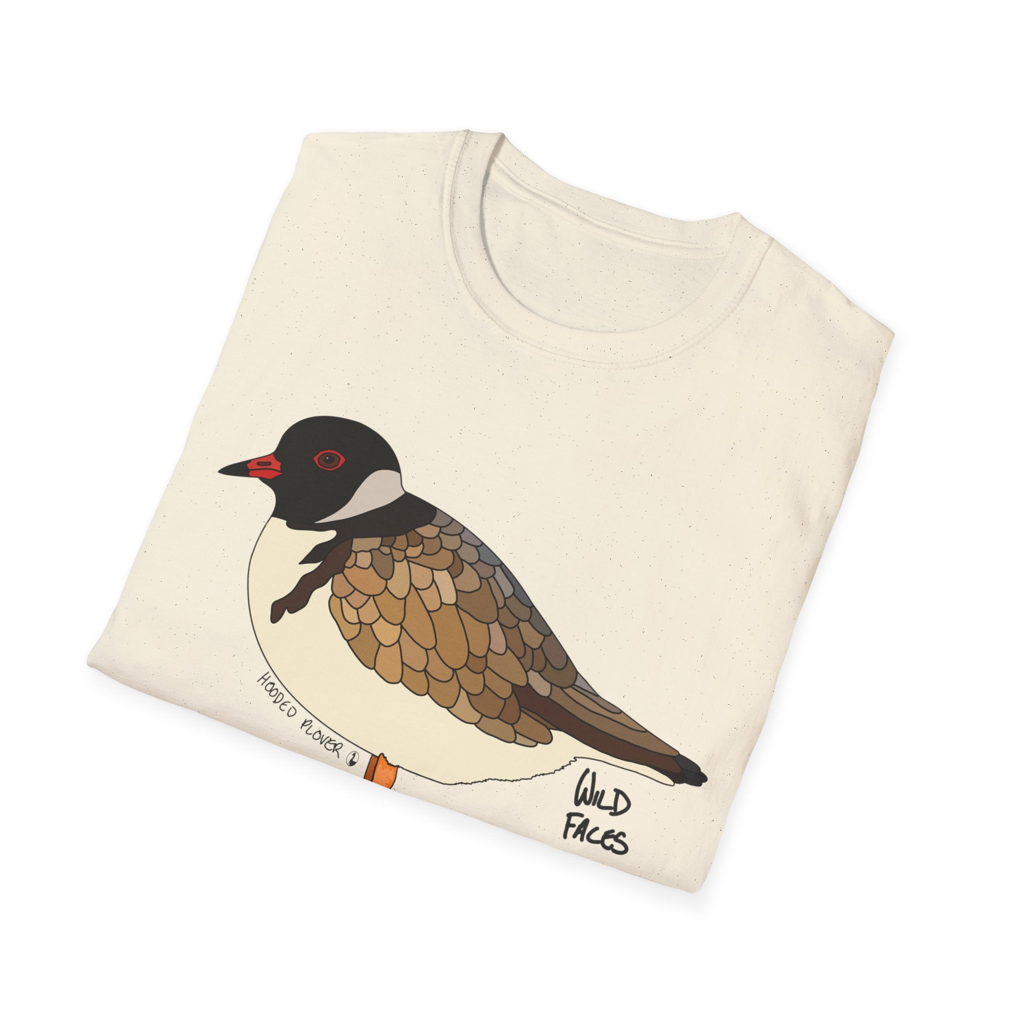 Hooded Plover - Unisex Softstyle T-Shirt Printify