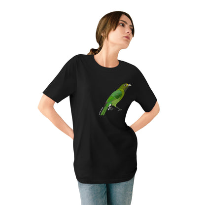 Spotted Catbird- Small design | Organic Staple T-shirt