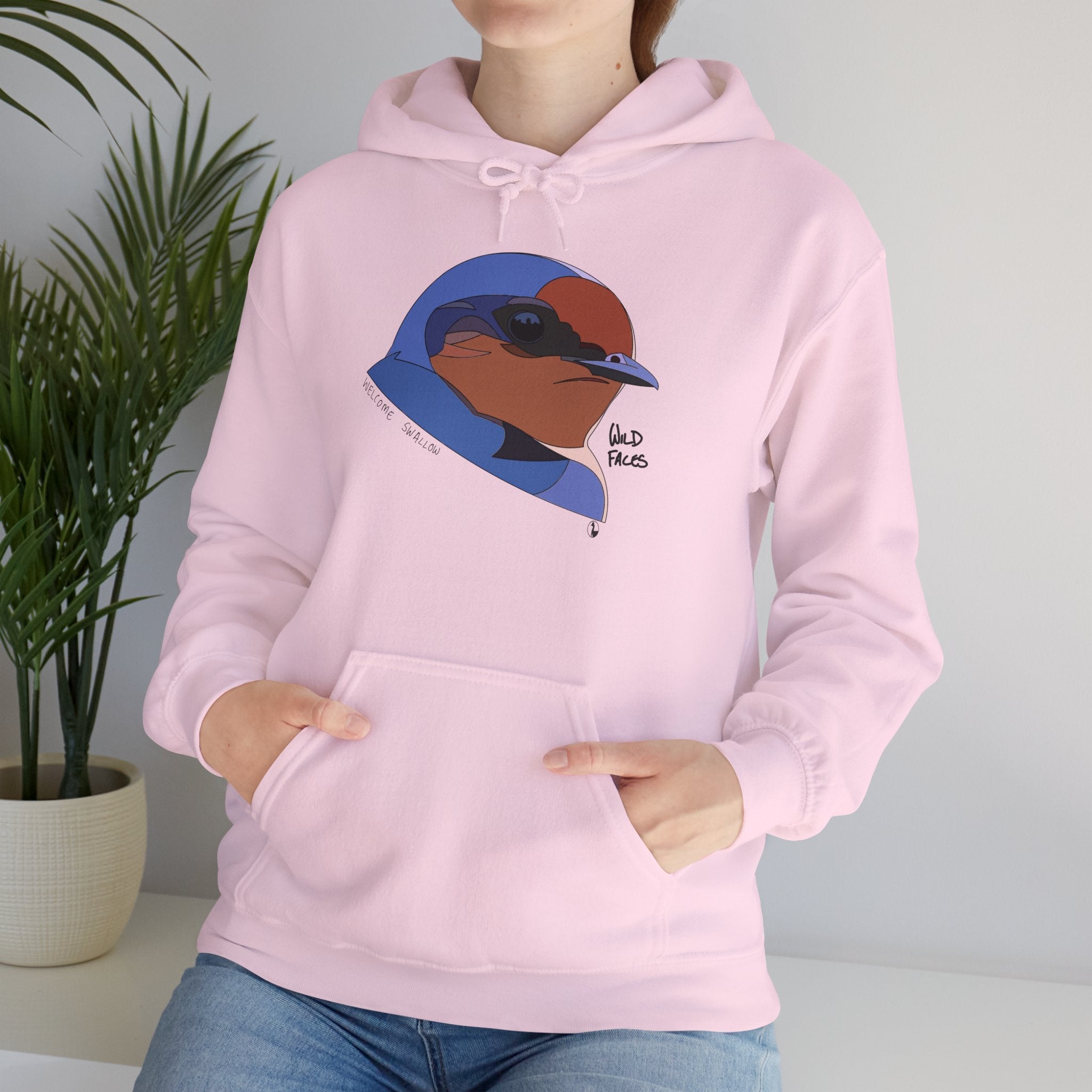Welcome Swallow | Unisex Heavy Blend™ Hooded Sweatshirt Printify