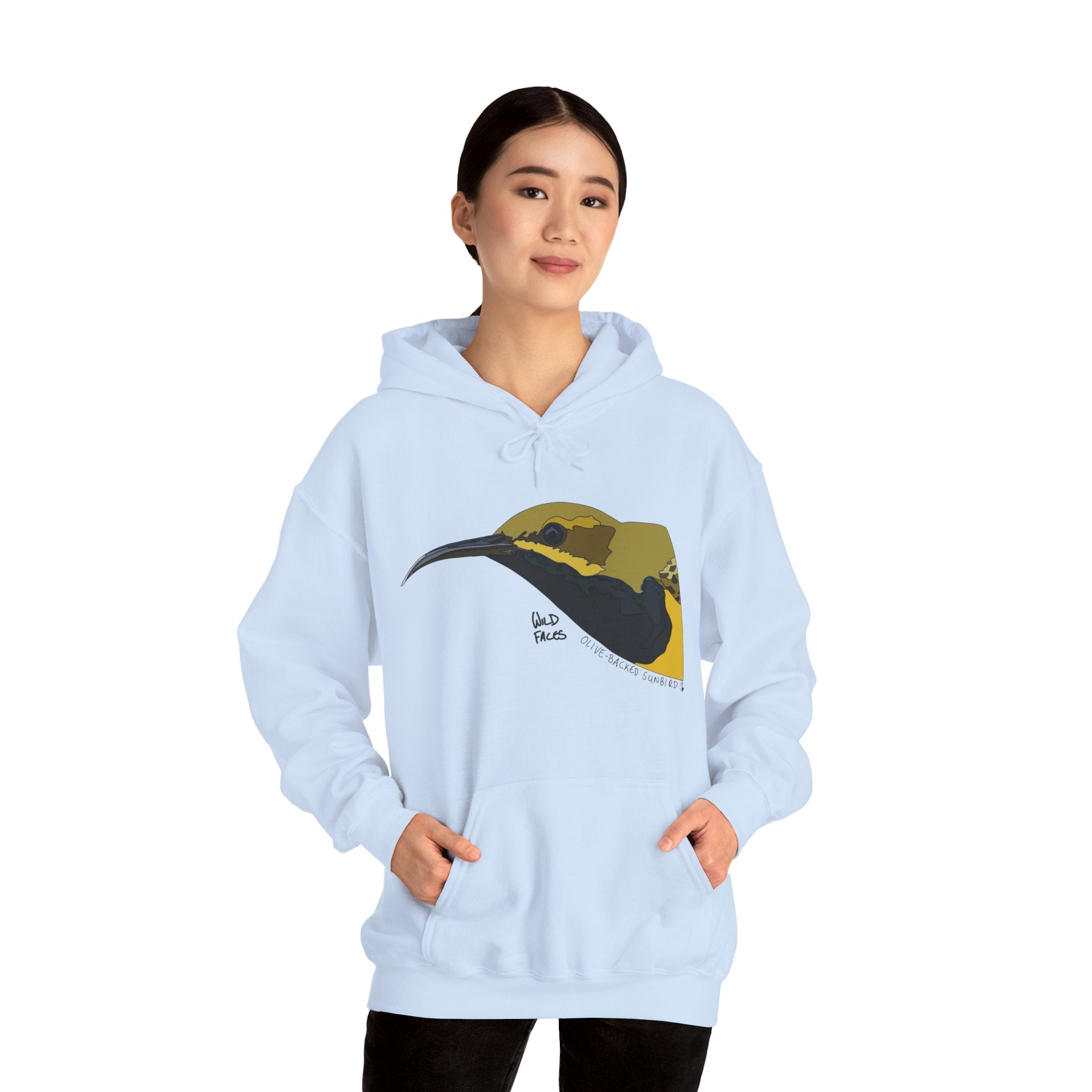 Olive-backed Sunbird | Unisex Heavy Blend™ Hooded Sweatshirt Printify