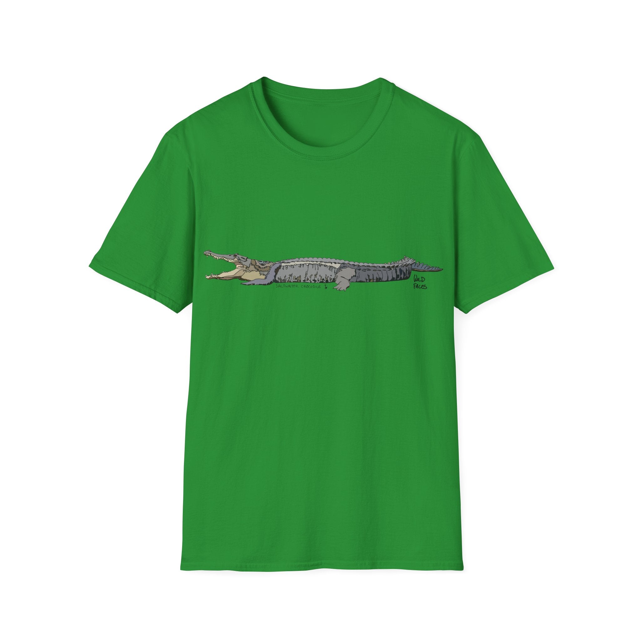 Saltwater Crocodile- Unisex Softstyle T-Shirt Printify