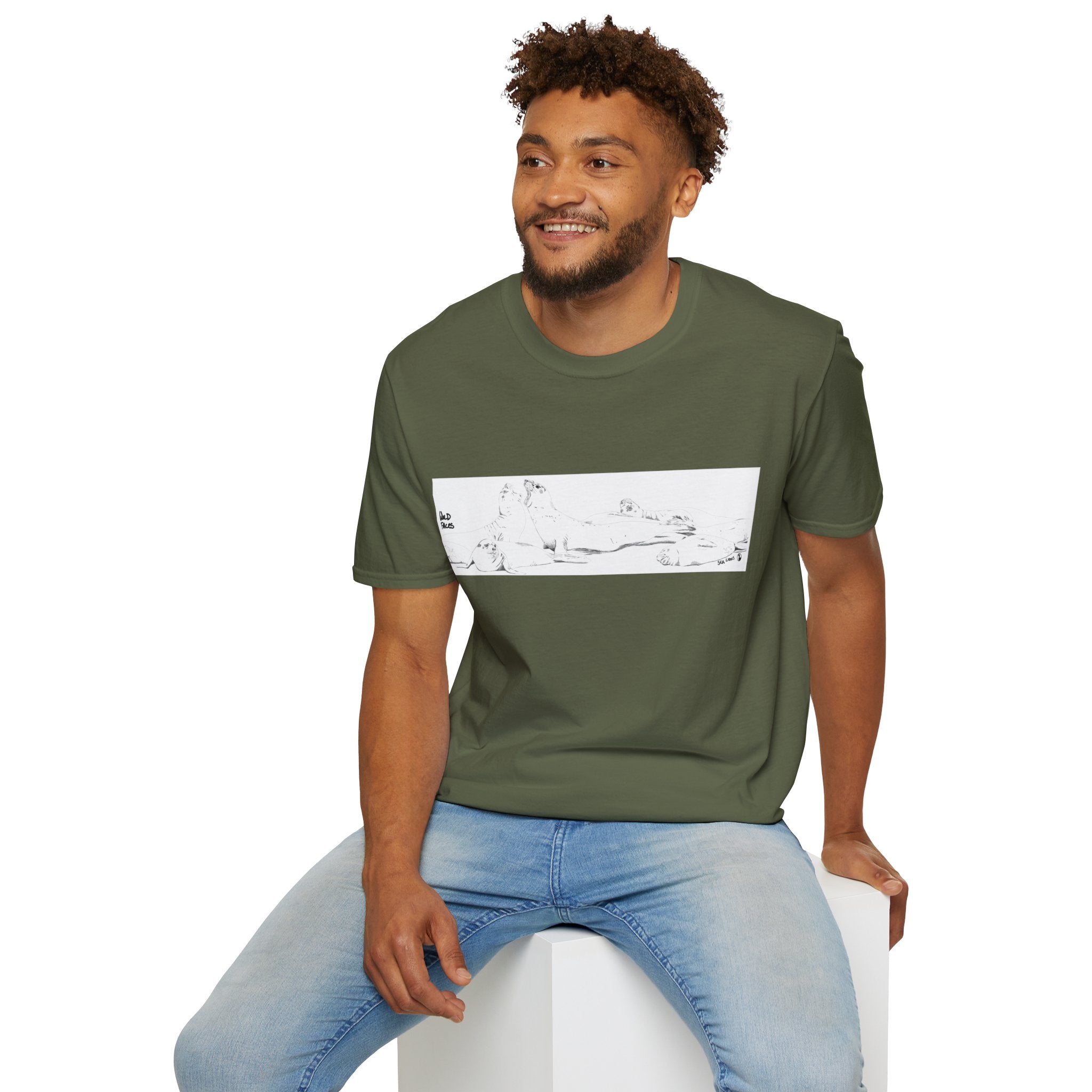 Sealion - Unisex Softstyle T-Shirt Printify