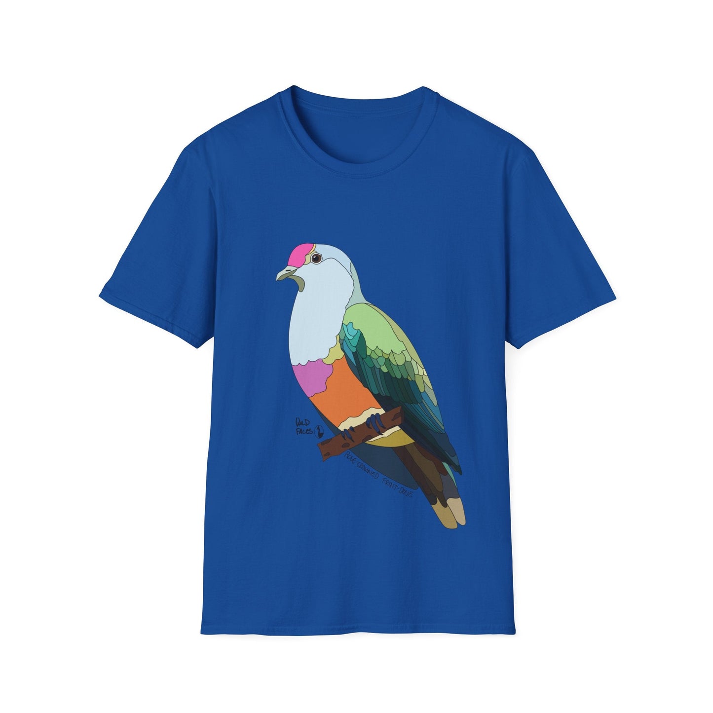 Rose-crowned Fruit Dove - Unisex Softstyle T-Shirt Printify
