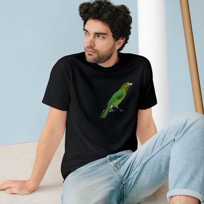 Spotted Catbird- Small design | Organic Staple T-shirt