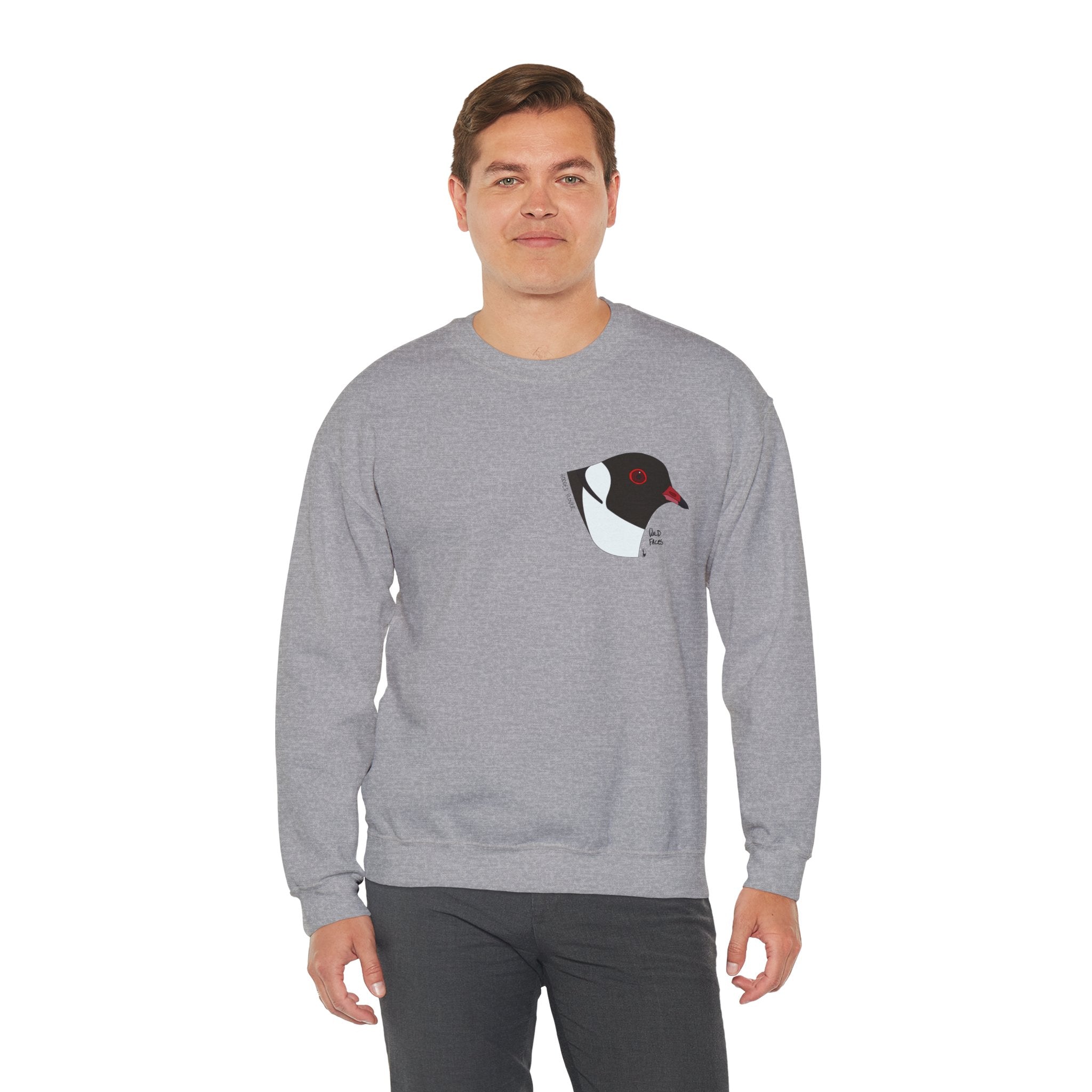 Hooded Plover (head) Sweatshirt | Unisex Heavy Blend™ Crewneck Printify