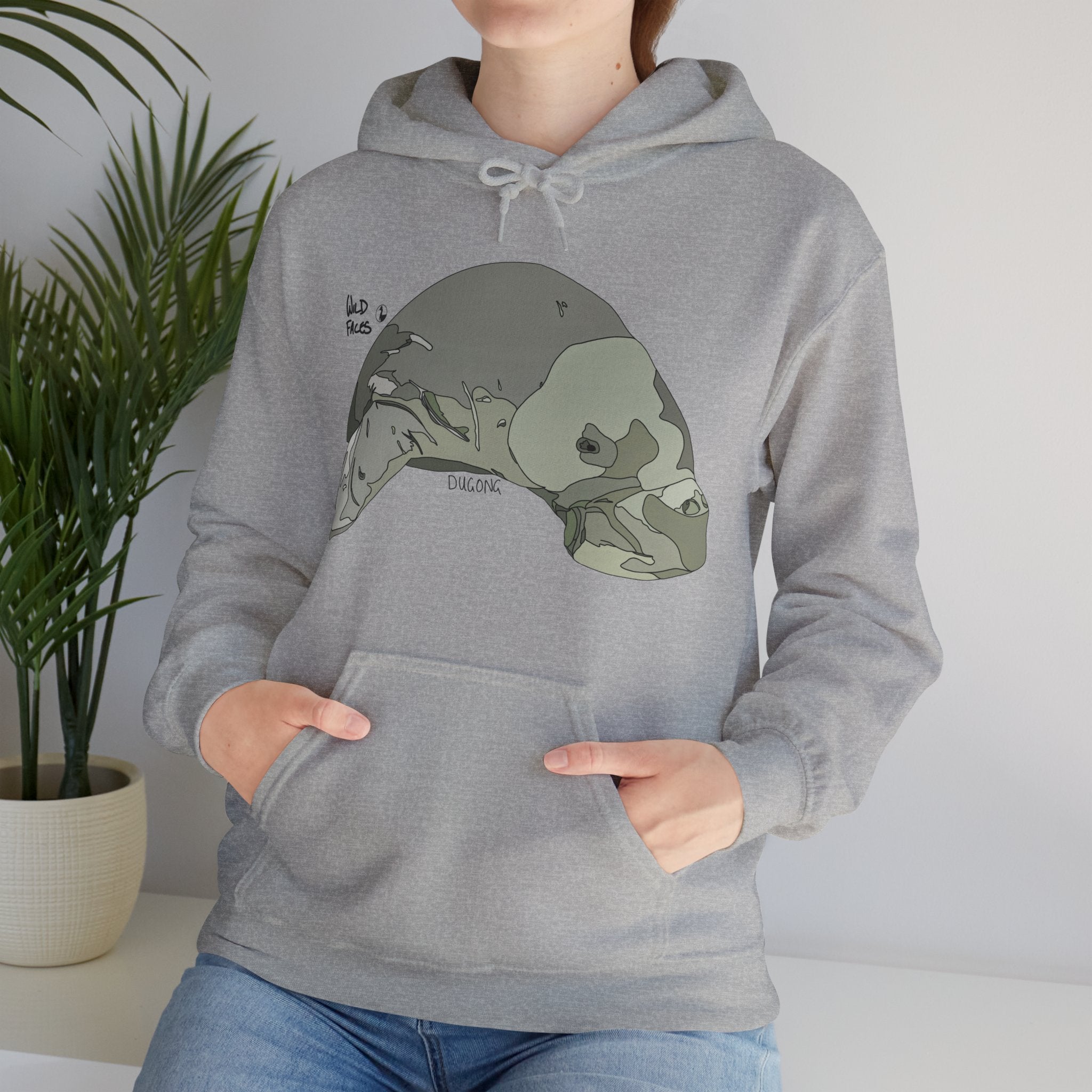 Dugong | Unisex Heavy Blend™ Hooded Sweatshirt Printify
