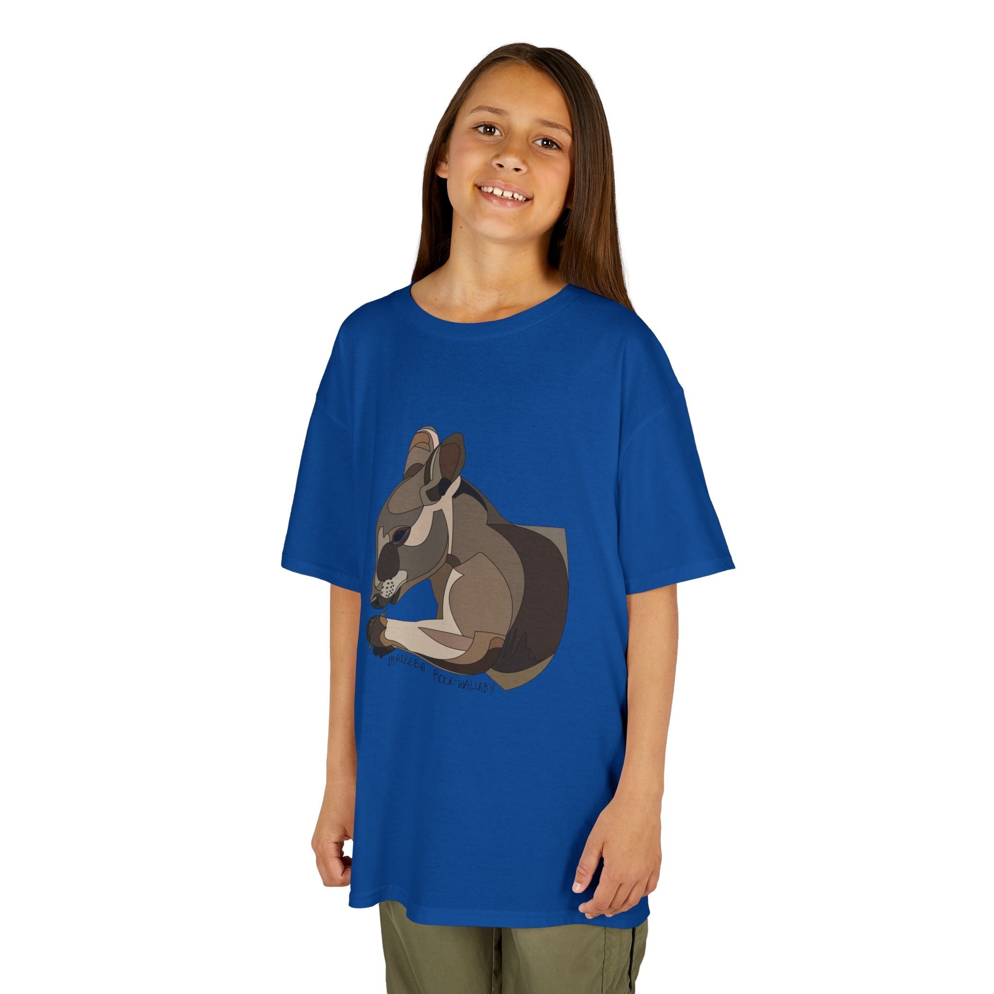 Mareeba Rock Wallaby | Kids Heavy Cotton™ Tee Printify