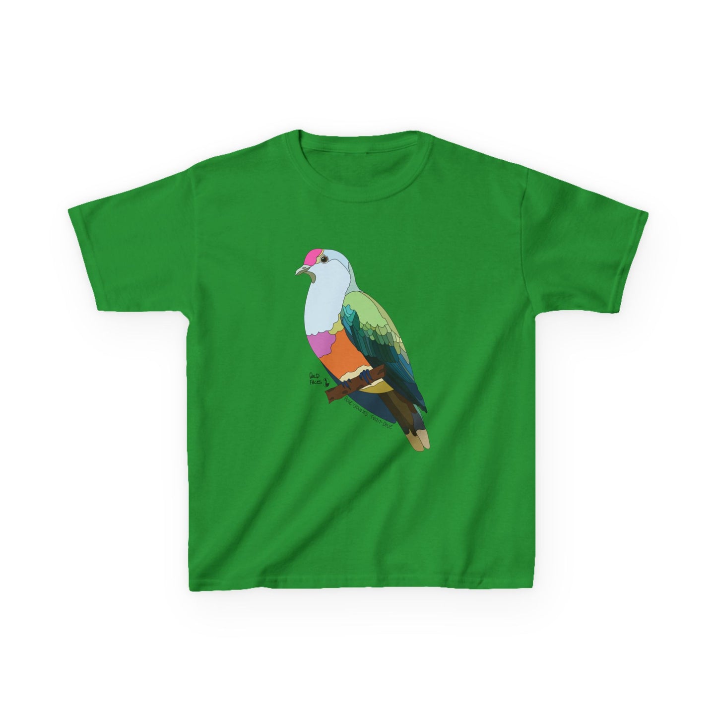 Rose-crowned Fruit Dove | Kids Heavy Cotton™ Tee