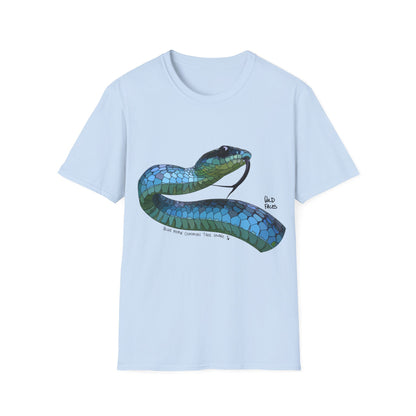 Blue Phase Common Tree-Snake - Unisex Softstyle T-Shirt