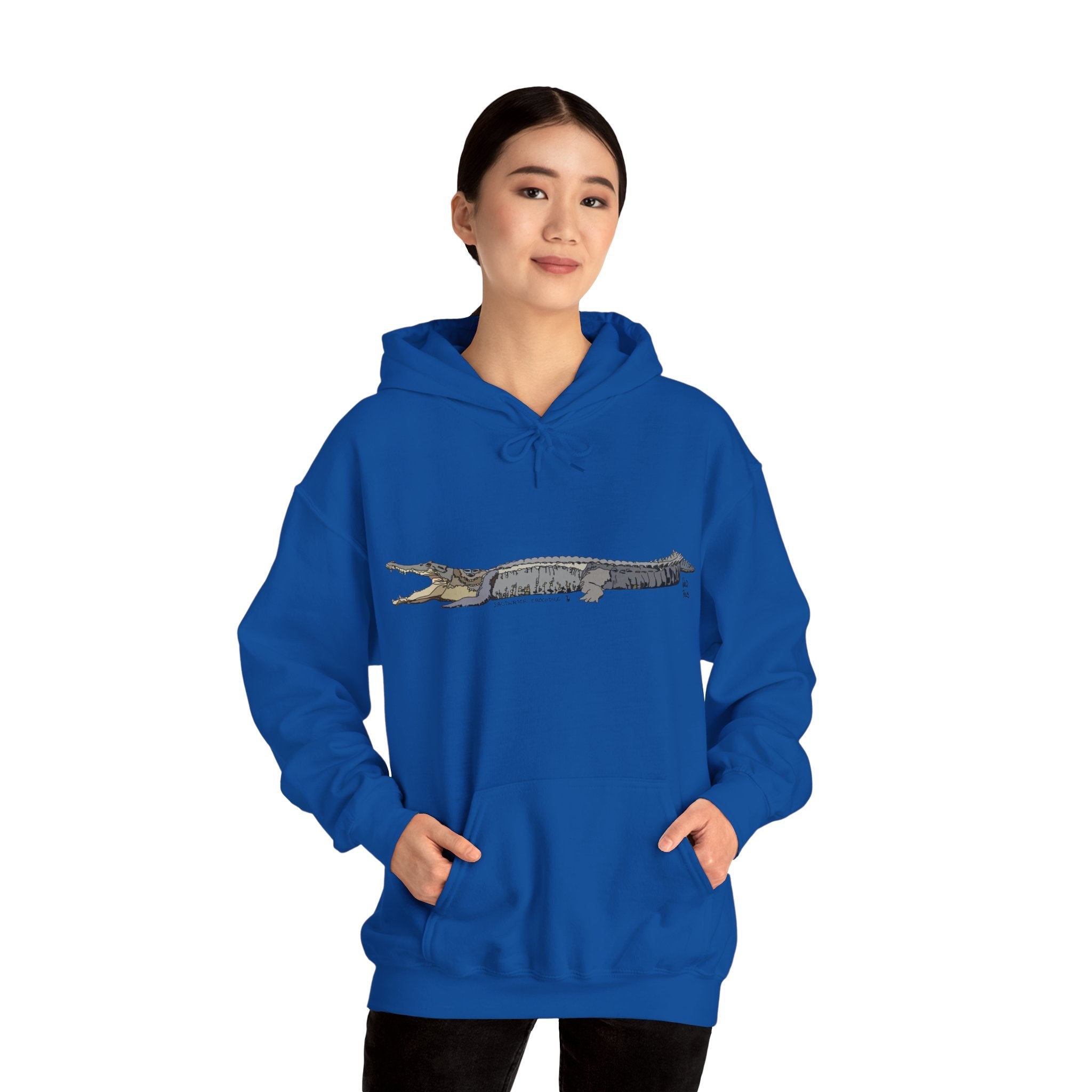 Saltwater Crocodile | Unisex Heavy Blend™ Hooded Sweatshirt Printify