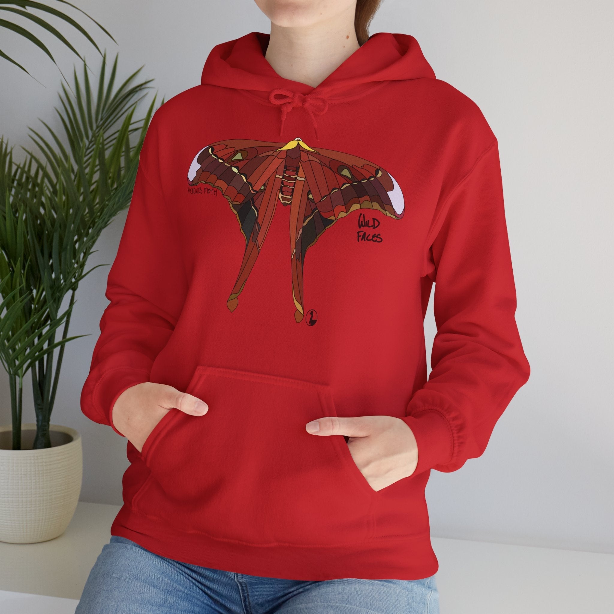 Hercules Moth | Unisex Heavy Blend™ Hooded Sweatshirt Printify