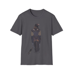 Wedge-tailed Eagle (pastel design) - Unisex Softstyle T-Shirt Printify