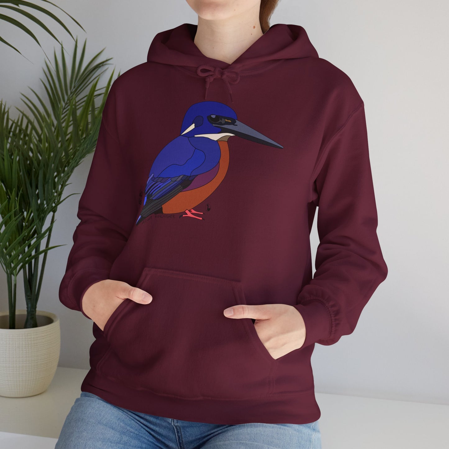 Azure Kingfisher | Unisex Heavy Blend™ Hooded Sweatshirt