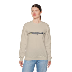 Saltwater Crocodile Sweatshirt | Unisex Heavy Blend™ Crewneck Printify
