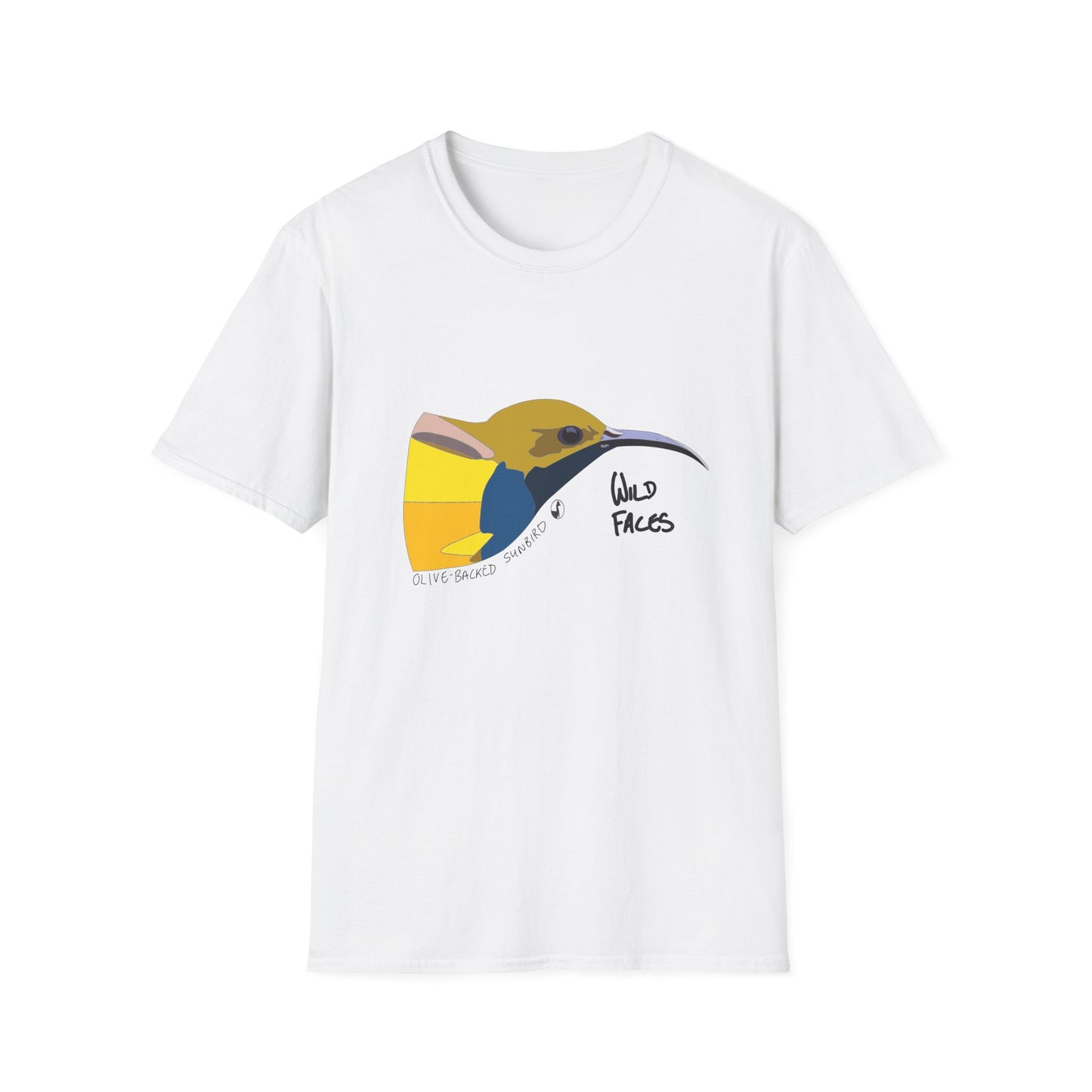 Olive-backed Sunbird - Unisex Softstyle T-Shirt Printify