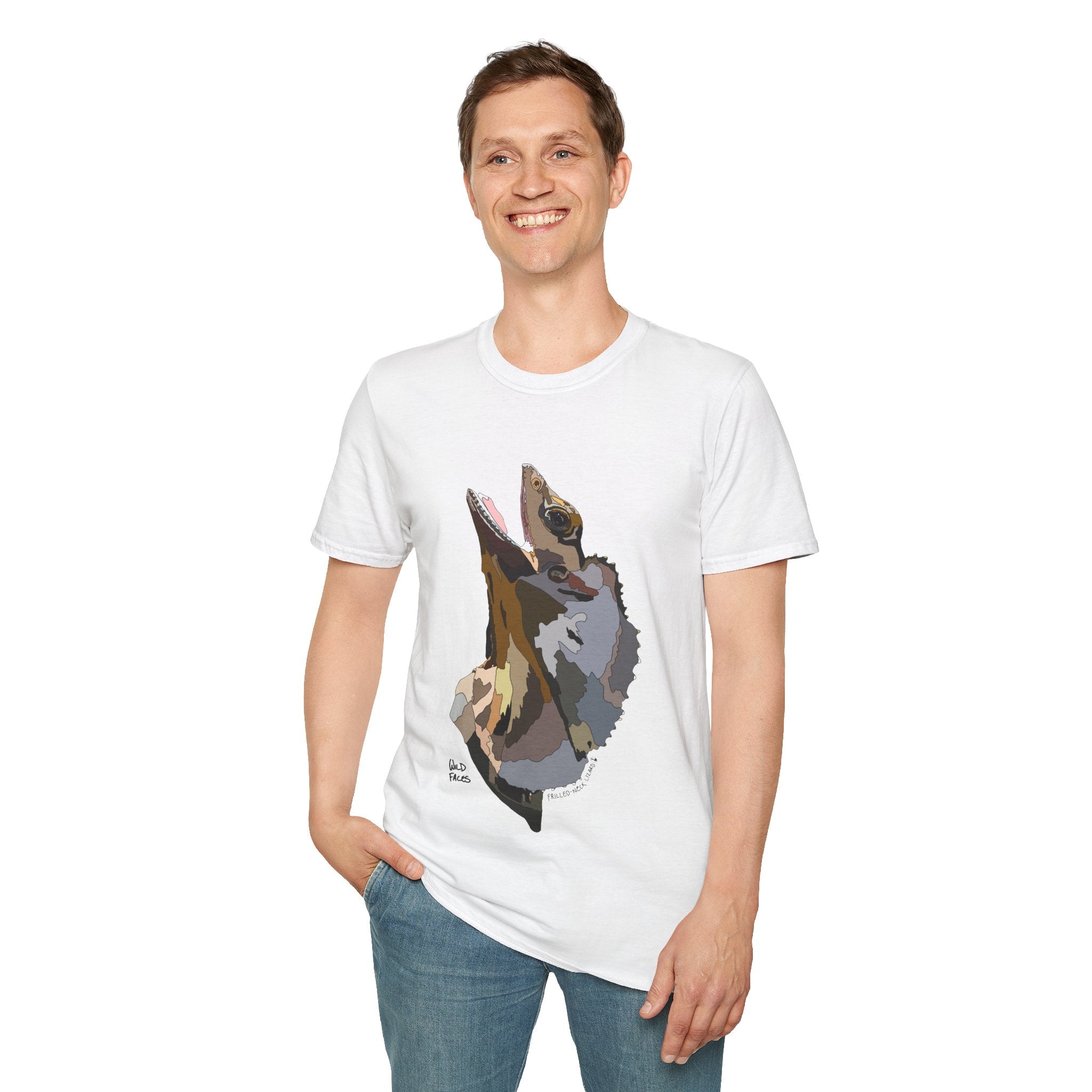 Frilled-neck Lizard - Unisex Softstyle T-Shirt Printify