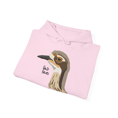 Bush-stone Curlew (head) | Unisex Heavy Blend™ Hooded Sweatshirt