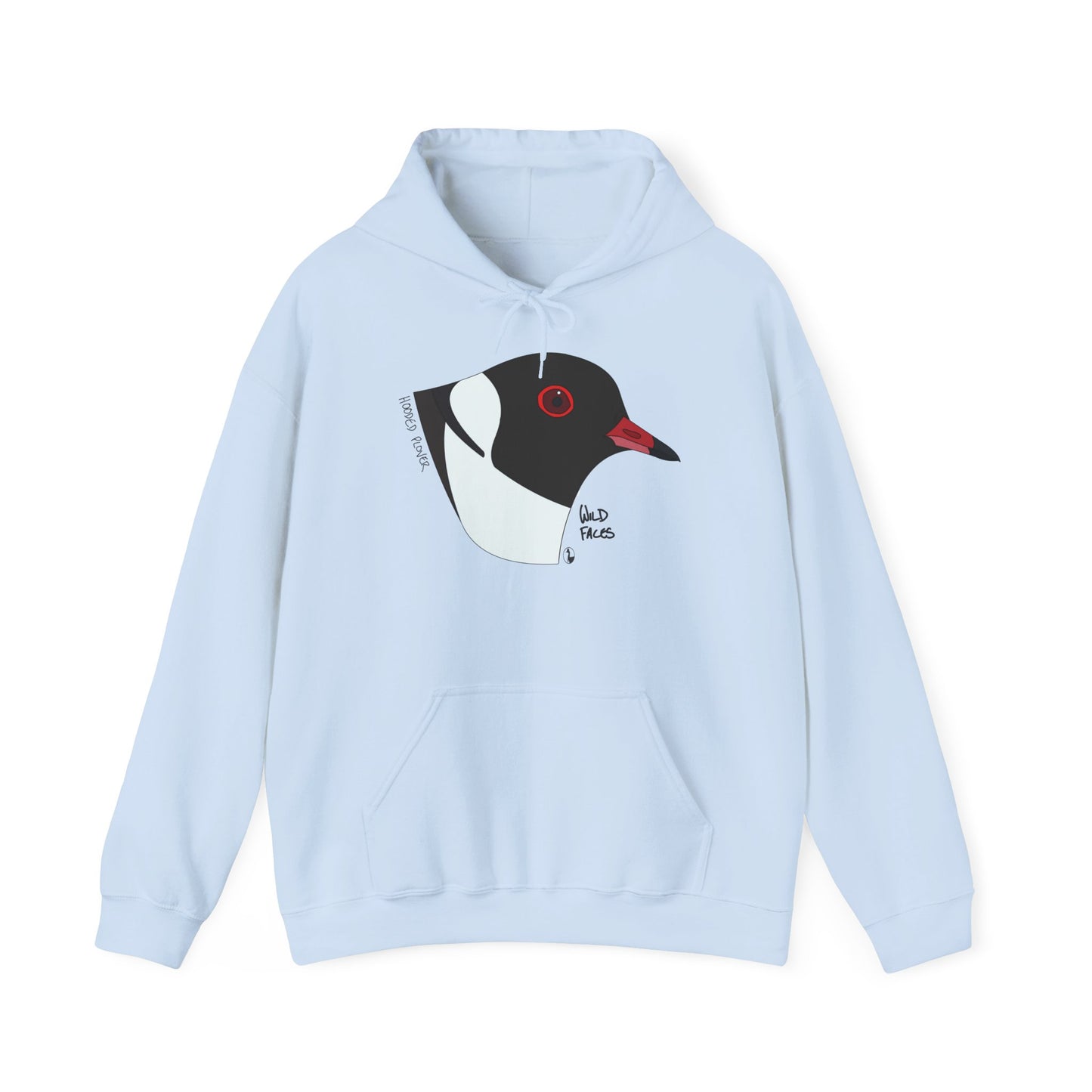 Hooded Plover (head) | Unisex Heavy Blend™ Hooded Sweatshirt