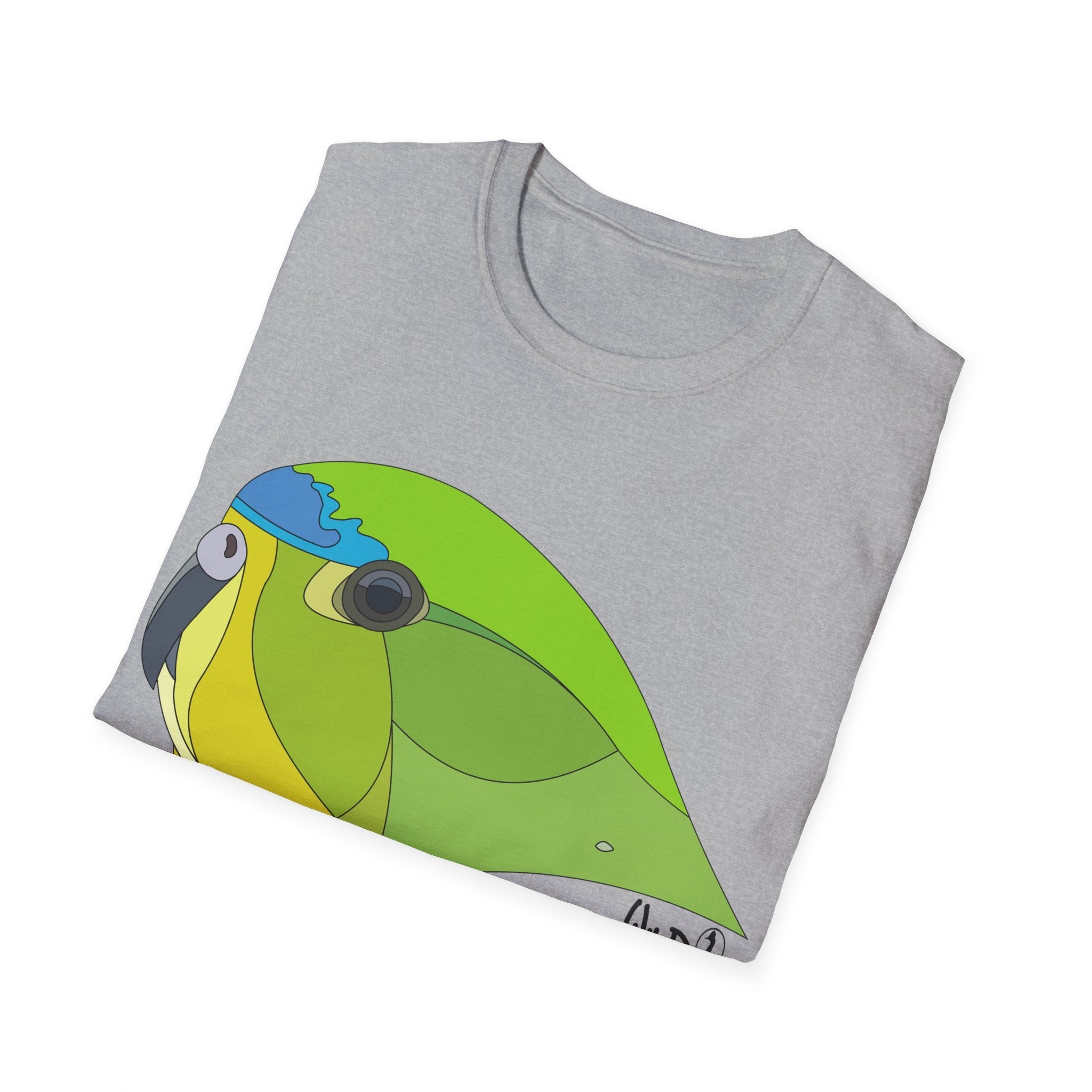 Orange-bellied Parrot - Unisex Softstyle T-Shirt Printify