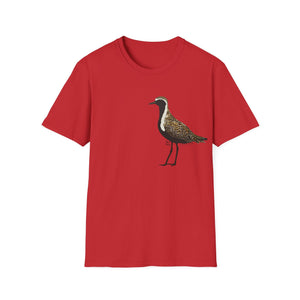 Golden Plover - Small design - Unisex Softstyle T-Shirt Printify